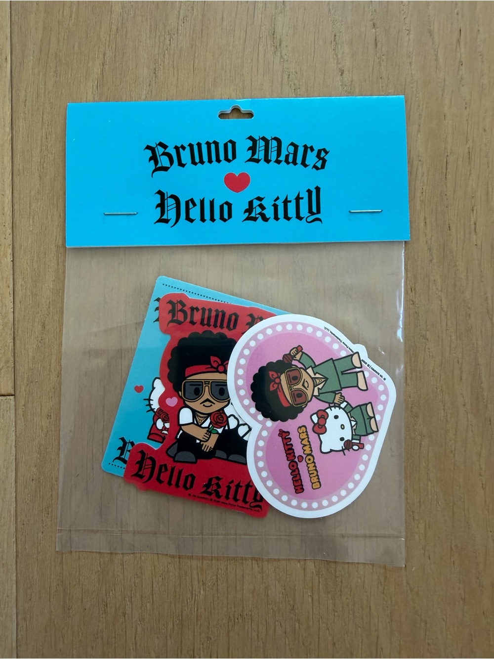 Bruno Mars x Hello Kitty Sticker Pack